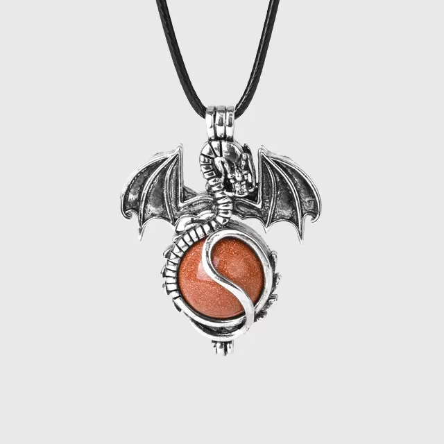 The Wyvern's Gemstone Necklace