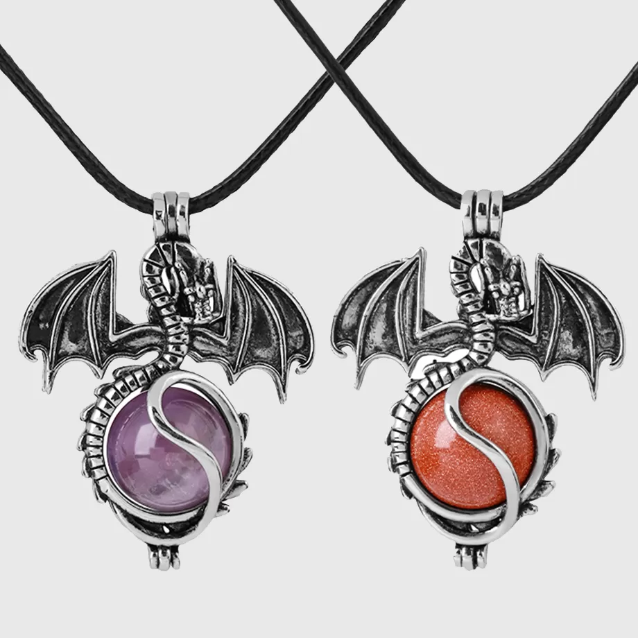 The Wyvern's Gemstone Necklace