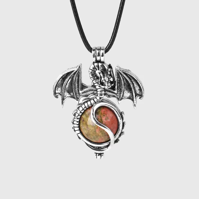 The Wyvern's Gemstone Necklace